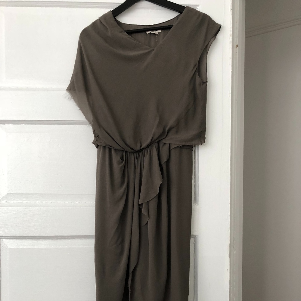 Helmut Lang Silk Chiffon layered dress size 0